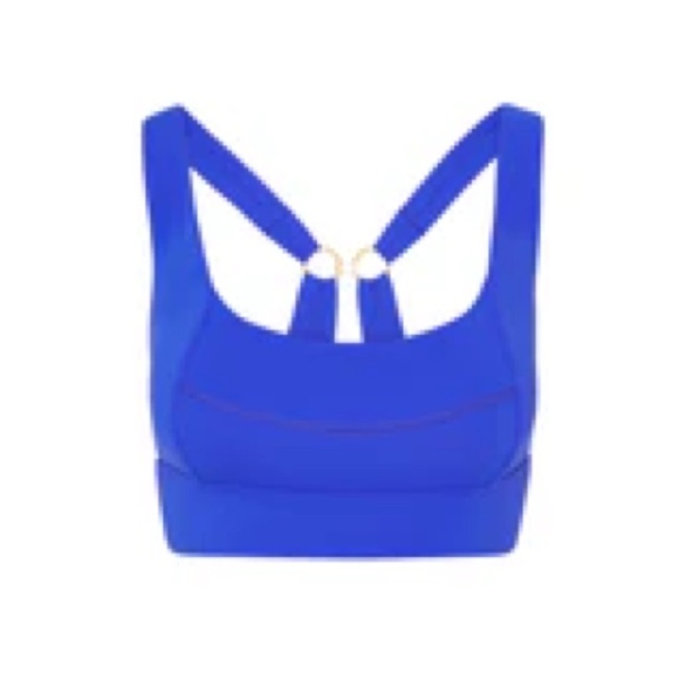 Monday Swimwear Athletica Cobalt Jersey Blue Sports Bra